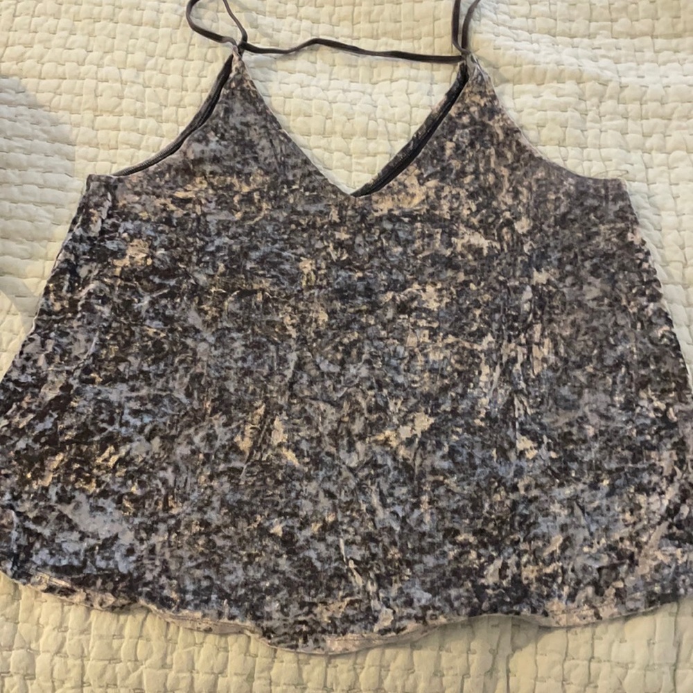 American Eagle velvet tank
